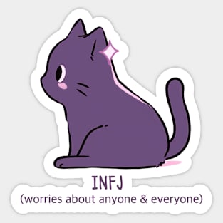 INFJ cat Sticker